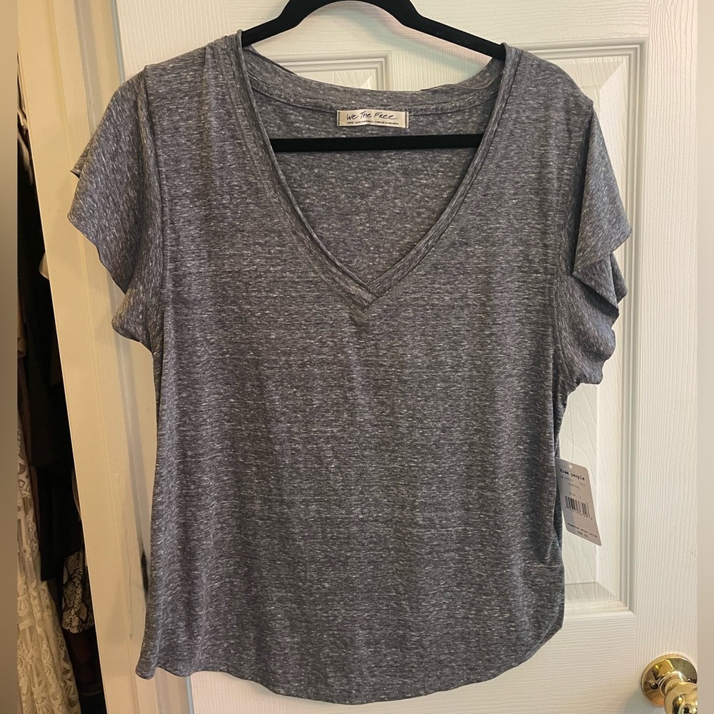 Free People Short Sleeve Shirt NWT